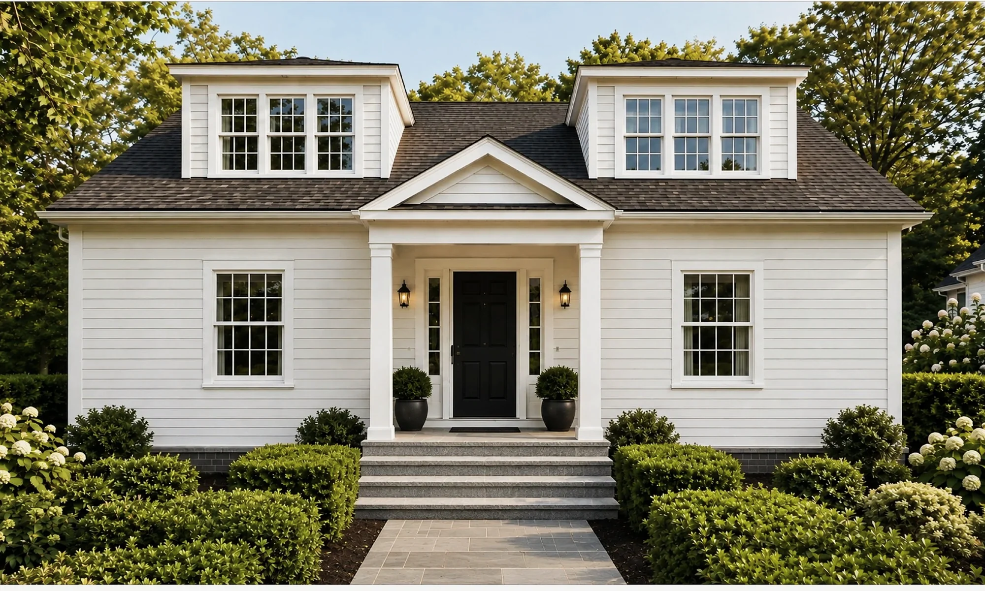 Wellesley residence — front elevation rendering